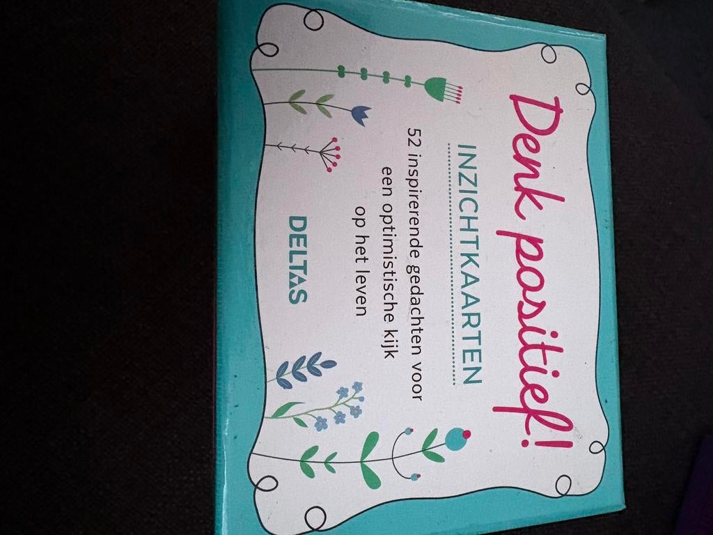Denk Positief! Inzichtkaarten en Past Life Oracle Cards, Ophalen of Verzenden, Gebruikt