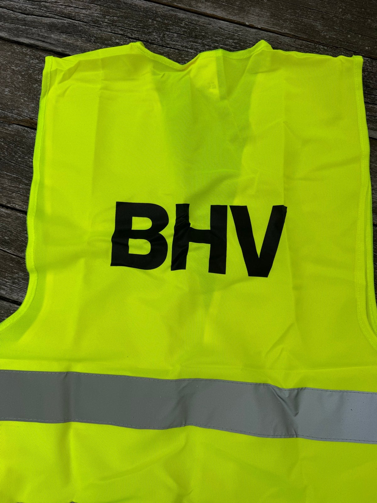 BHV Veiligheidsvest - Geel met reflecterende strepen, Ophalen of Verzenden, Nieuw