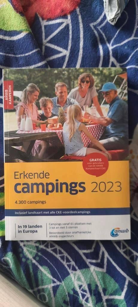 Erkende Campings 2023 - Anwb - Paperback, Boeken, Reisgidsen, Nieuw, Campinggids, Europa, ANWB, Ophalen of Verzenden