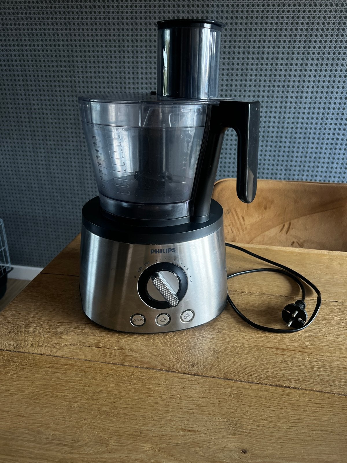 Philips keukenmachine -compleet met accessoires, Ophalen, Zo goed als nieuw, 3 snelheden of meer