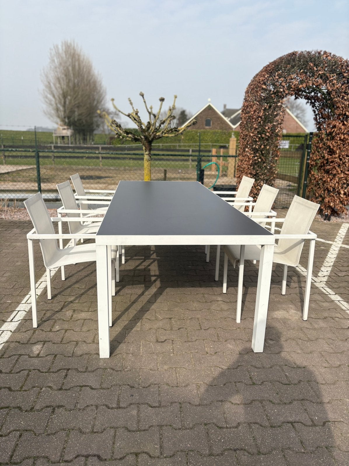 Tribù Natal dining tuinset 6/8-delig, Ophalen, Zo goed als nieuw