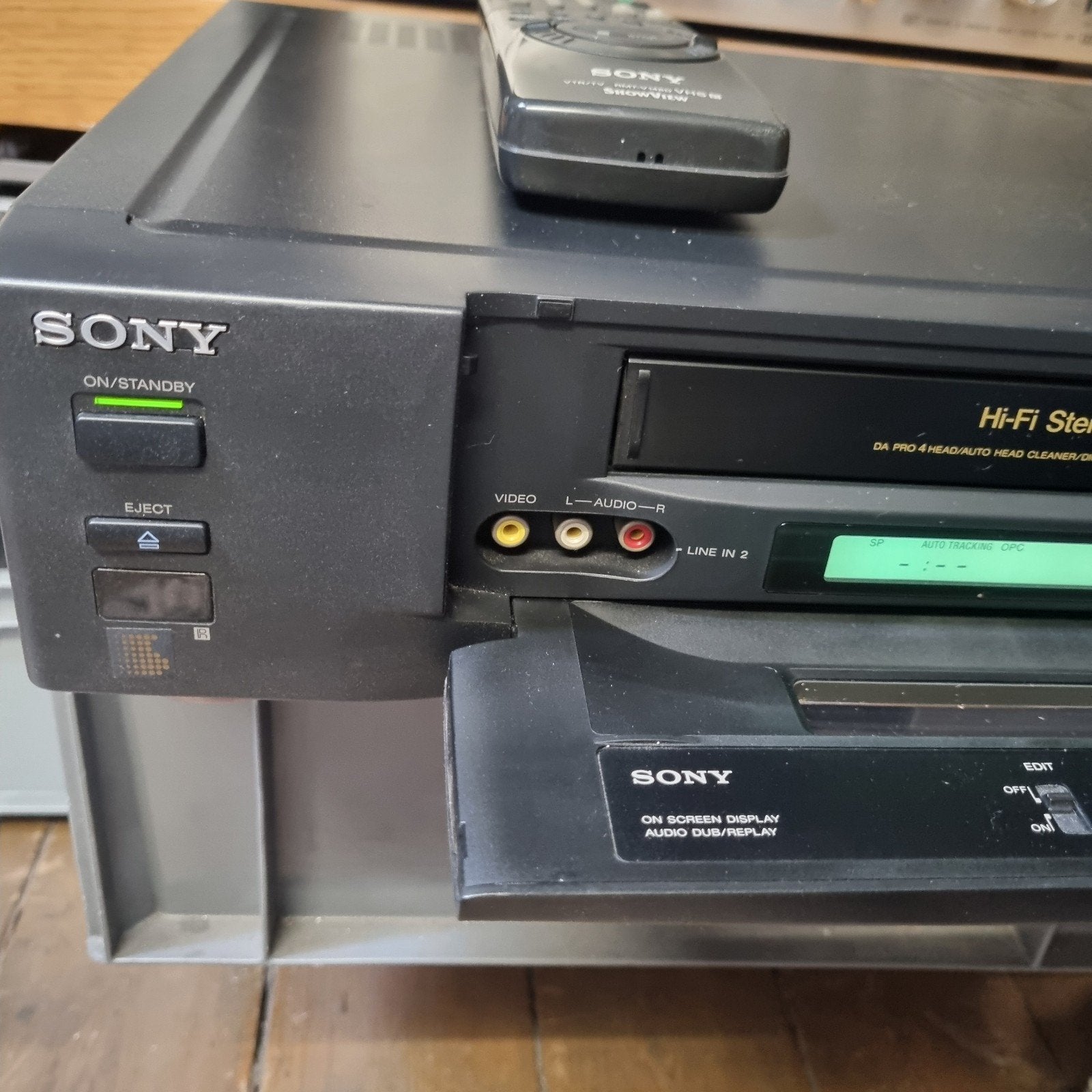 Sony SLV-E80 videorecorder, Audio, Tv en Foto, Ophalen of Verzenden, Gebruikt, VHS-speler of -recorder