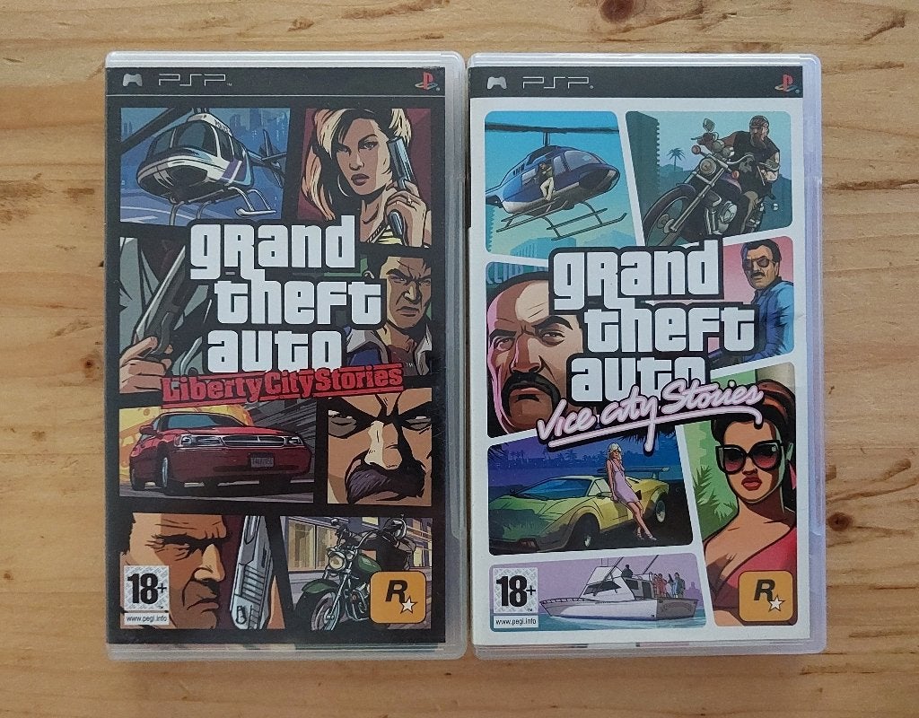 GTA Liberty City Stories & GTA Vice City Stories PSP, Avontuur en Actie, Vanaf 18 jaar, Gekoppelde computers, 1 speler