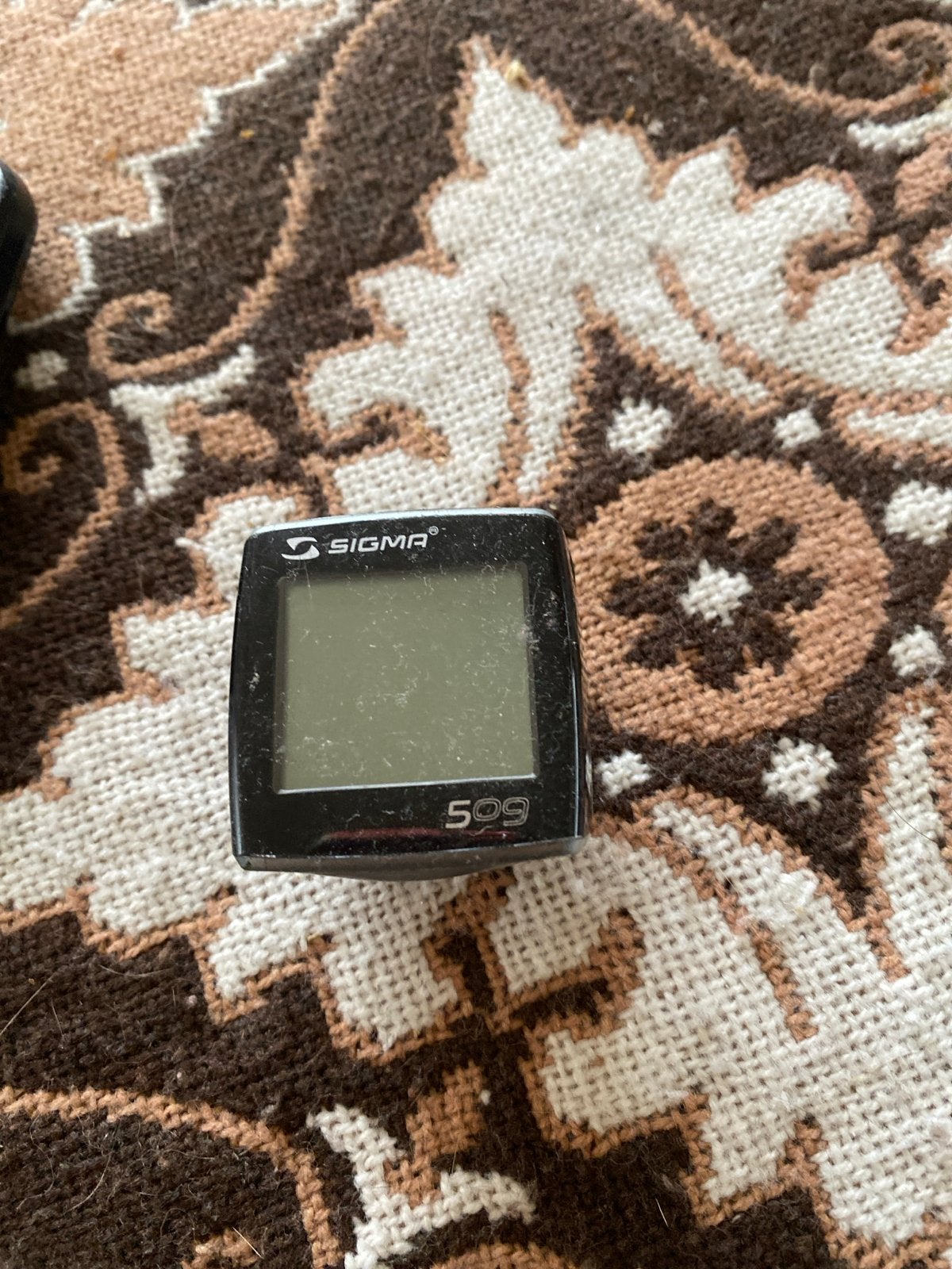 Sigma 509 Fietscomputer, Fietsen en Brommers, Fietsaccessoires | Fietscomputers, Gebruikt, Snelheidssensor, Ophalen of Verzenden