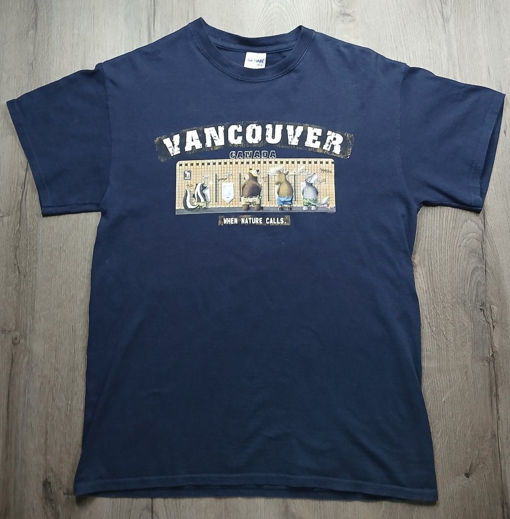 Vancouver Canada Shirt, Kleding | Heren, Ophalen of Verzenden, Gedragen, Gildan, Meerkleurig