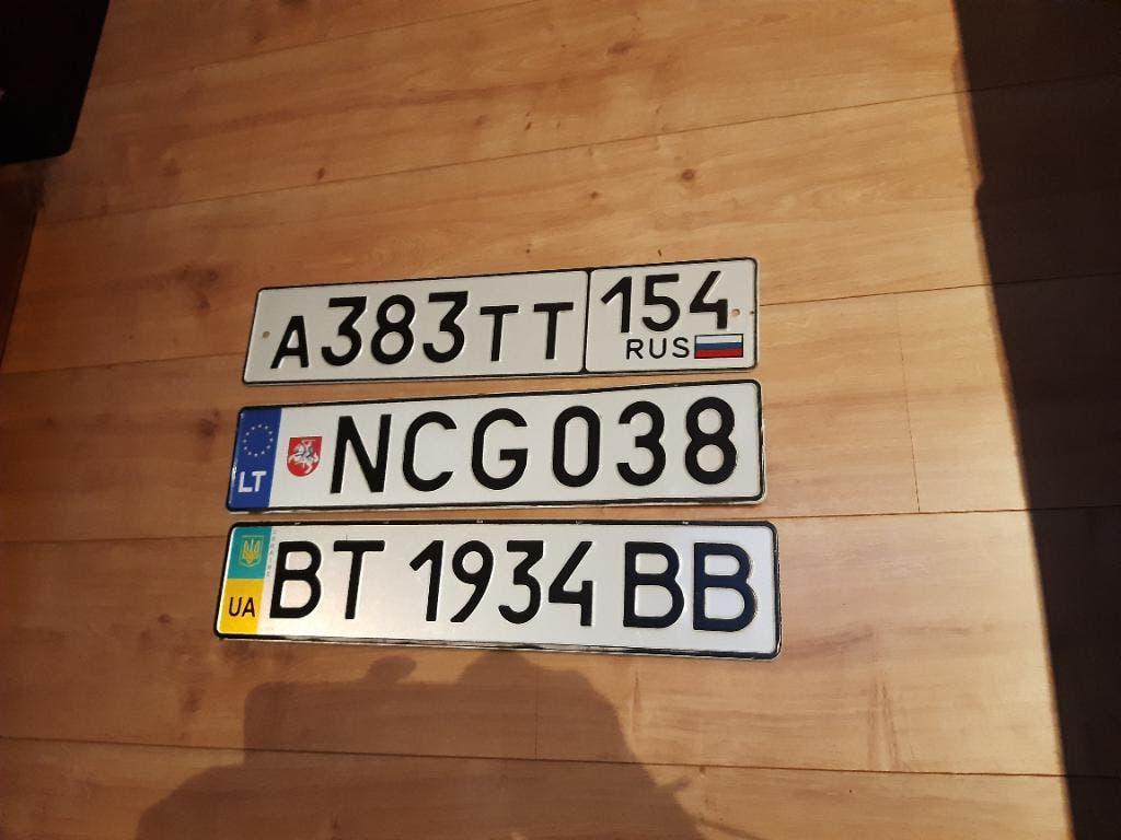 Kentekenplaten, Verzamelen, Verzenden, Gebruikt