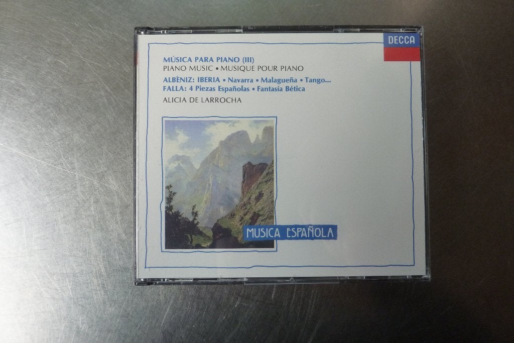 Albéniz Música Para Piano (III) - De Falla, De Larrocha, Overige typen, Ophalen of Verzenden, Zo goed als nieuw, Classicisme