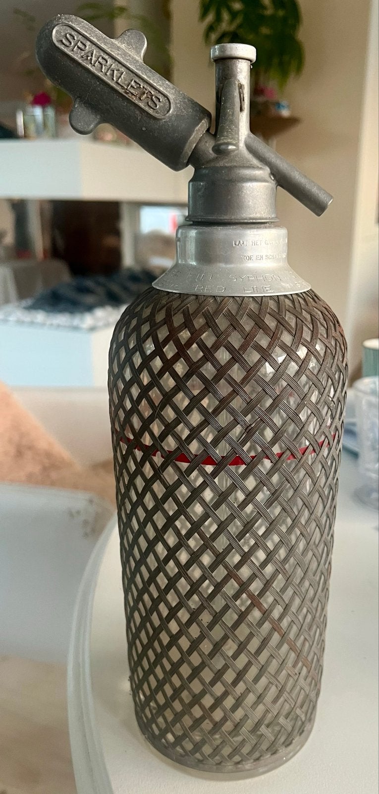 Vintage Sparklets Syphon Sifonsoda Fles, Antiek en Kunst, Ophalen of Verzenden