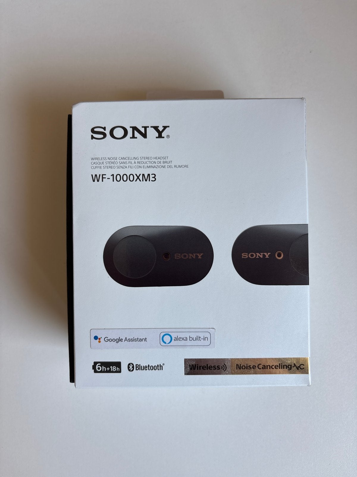 Sony WF-1000XM3 draadloze oordopjes met Noise Cancelling, Ophalen, In-ear, Bluetooth, Zo goed als nieuw
