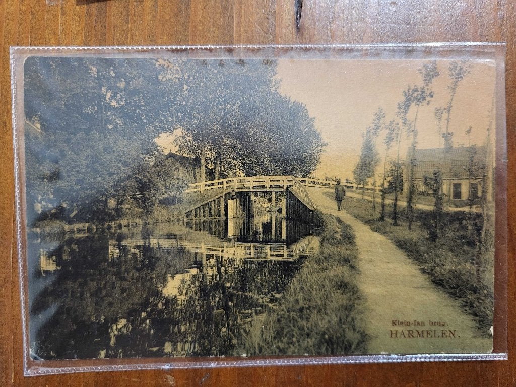 ansicht HARMELEN  kleinjanbrug 1907 Tulpkaart - TOPKAART, Verzamelen, Ansichtkaarten | Nederland, Verzenden, Voor 1920, Utrecht