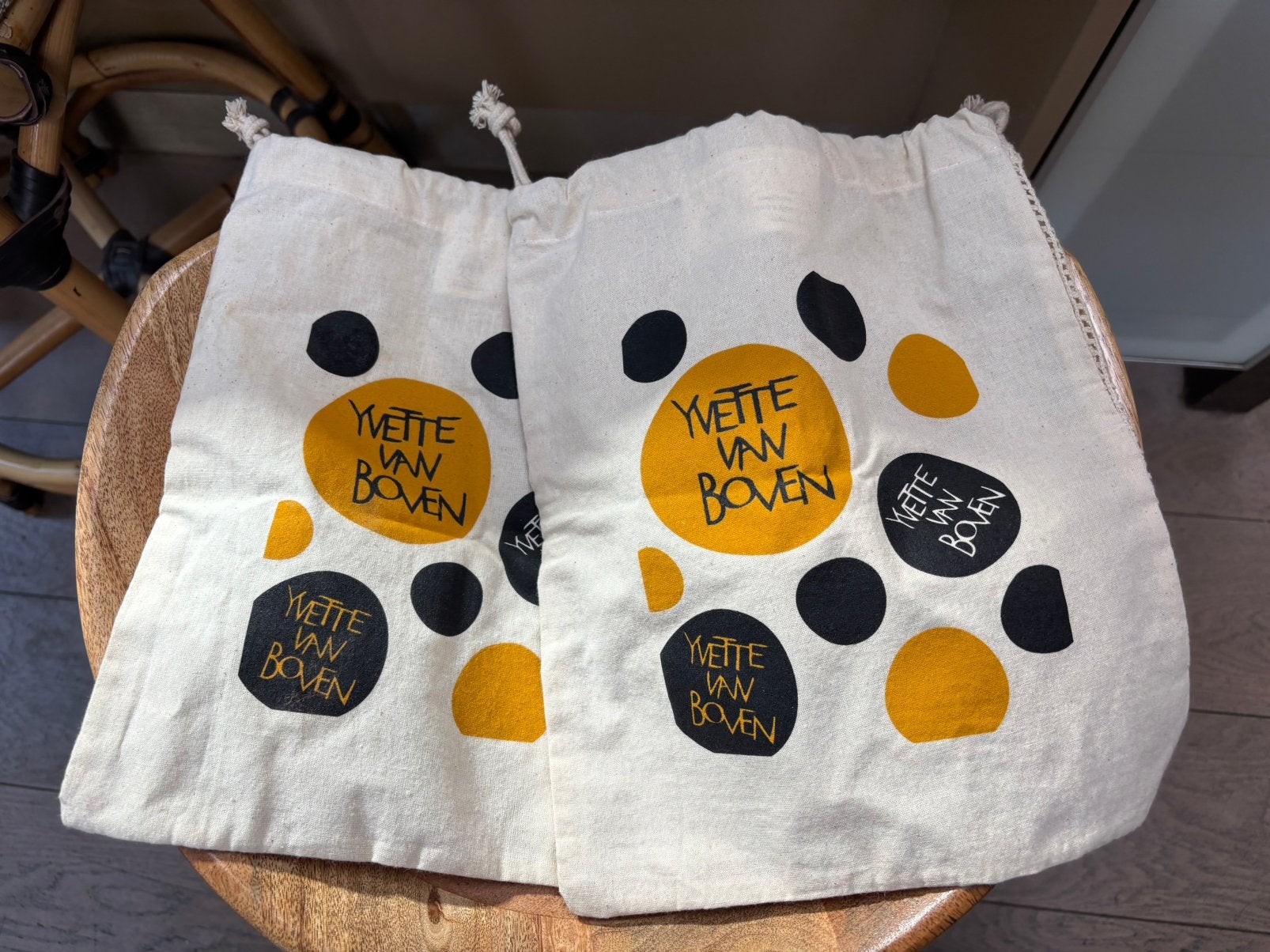 2 x Yvette van Boven vershoud jute zakjes, ., Nieuw, Ophalen of Verzenden, .