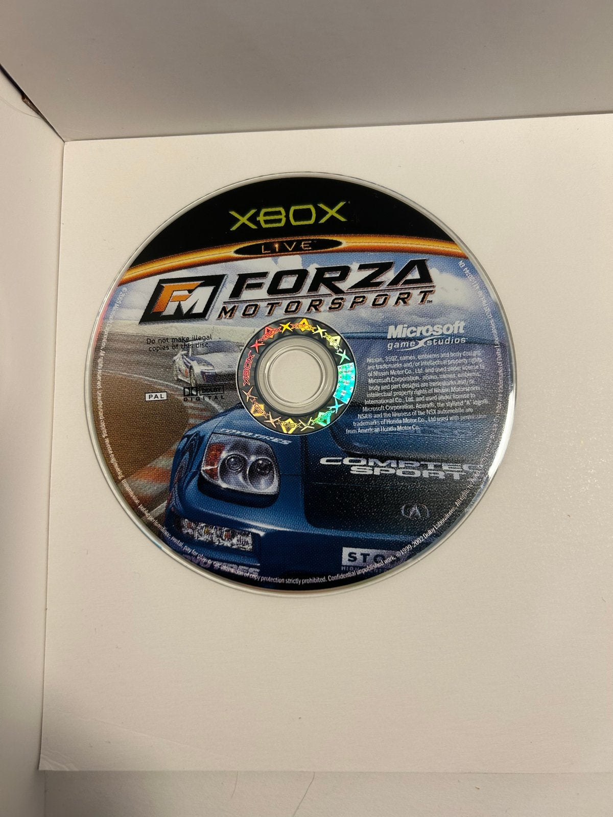 Forza Motorsport (Xbox) - Racegame voor de originele Xbox, Spelcomputers en Games, Online, Gebruikt, 1 speler, Racen en Vliegen
