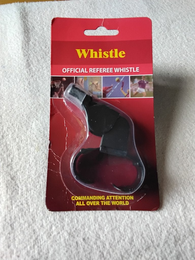 scheidsrechterfluit Fox 40 Classic w fingergrip zwart, Ophalen of Verzenden, Nieuw, Overige typen