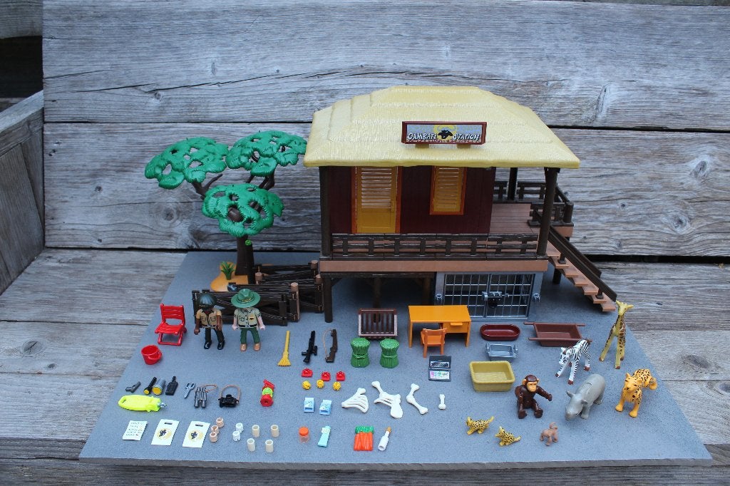 Playmobil 4826 Safari verzorgings post, Kinderen en Baby's, Ophalen of Verzenden, Zo goed als nieuw, Complete set
