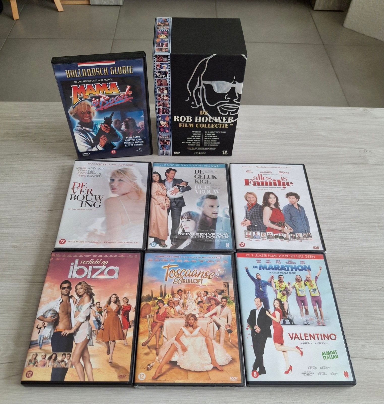 Nederlandse filmcollectie rob houwer in nieuwstaat, Cd's en Dvd's, Vanaf 16 jaar, Ophalen of Verzenden, Zo goed als nieuw