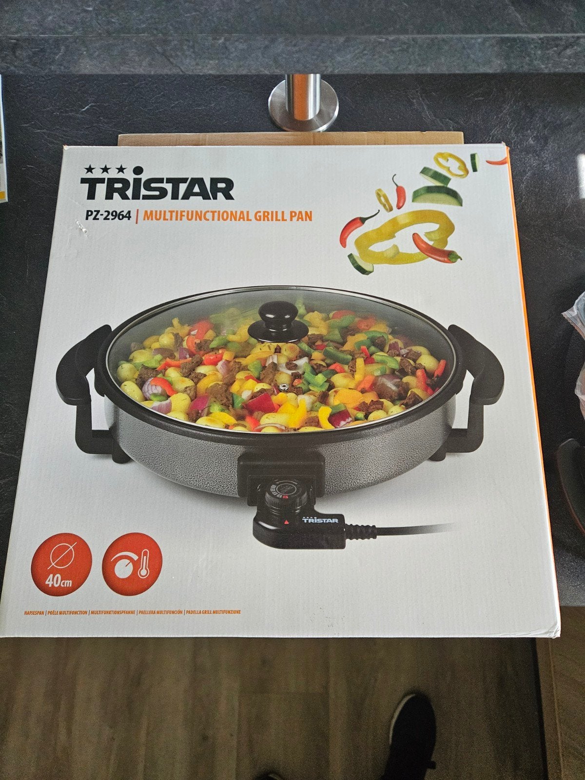 Tristar PZ-2964 Hapjespan 1x gebruikt, Ophalen of Verzenden, Zo goed als nieuw