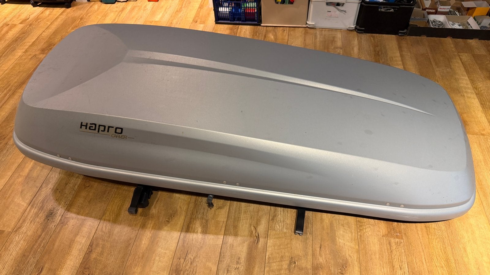 Hapro Carver skikoffer dakkoffer - Ruime en stevige opslag, Auto diversen, Dakkoffers, Ophalen, Gebruikt