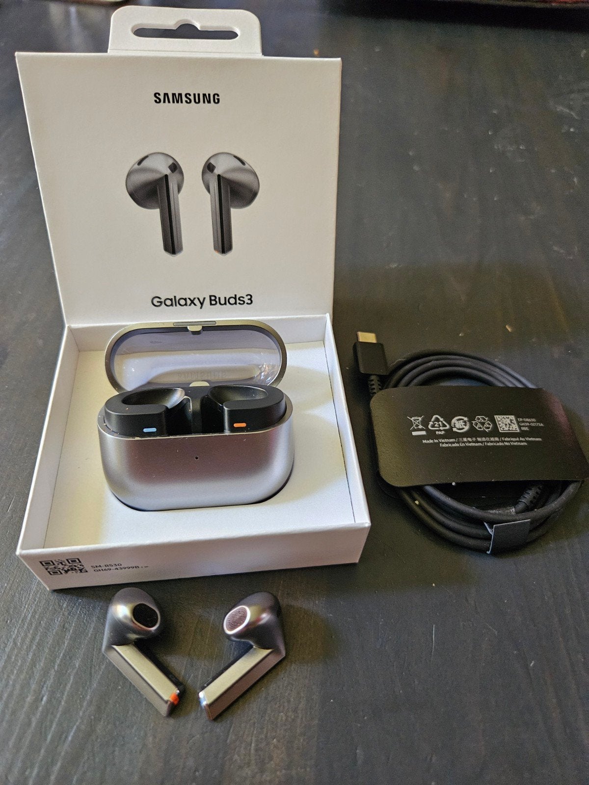 Samsung Galaxy Buds3 - Nieuw in doos, Audio, Tv en Foto, Koptelefoons, In-ear, Zilver, Draadloos, Nieuw