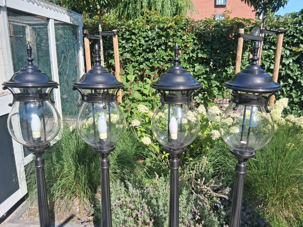 Tuinlantaarn / staande tuinlampen, Tuin en Terras, Ophalen, Gebruikt, Staande lamp, Netvoeding
