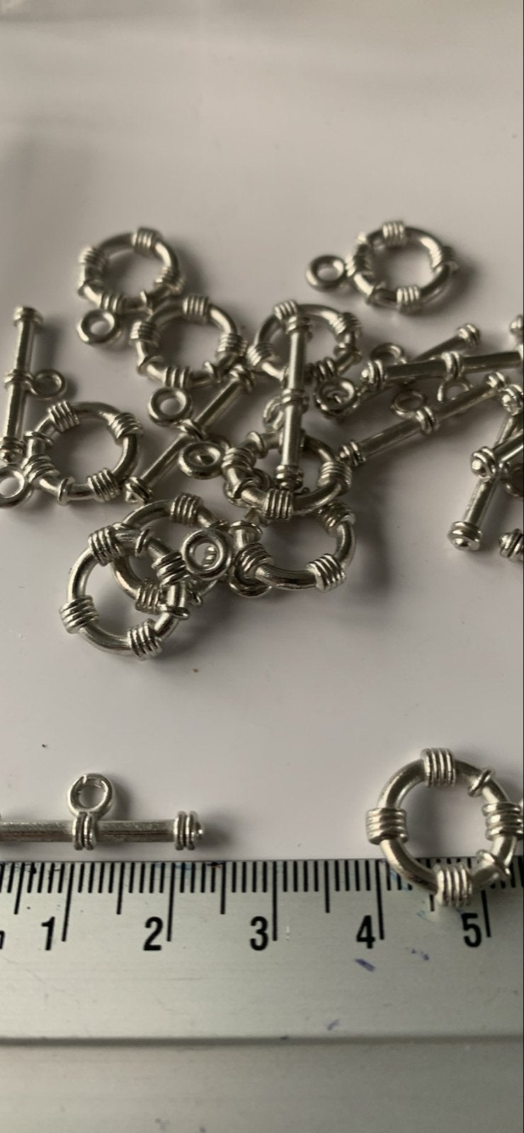 Sieraden sluiting - Zilverkleurige Toggle Sluitingen, Ophalen of Verzenden, Nieuw