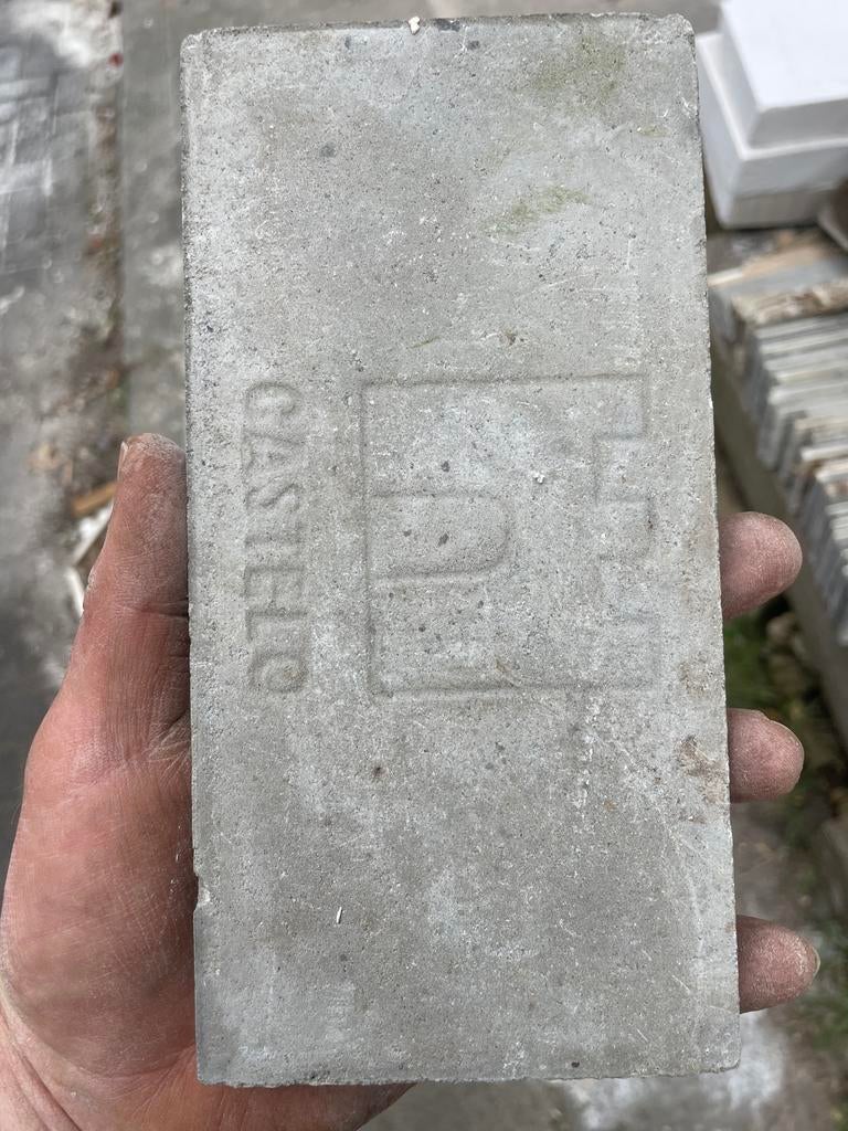 Castelo Portugese tegel voor plint of randafwerking, Doe-het-zelf en Verbouw, Tegels, Gebruikt, Overige typen, Keramiek, Minder dan 20 cm