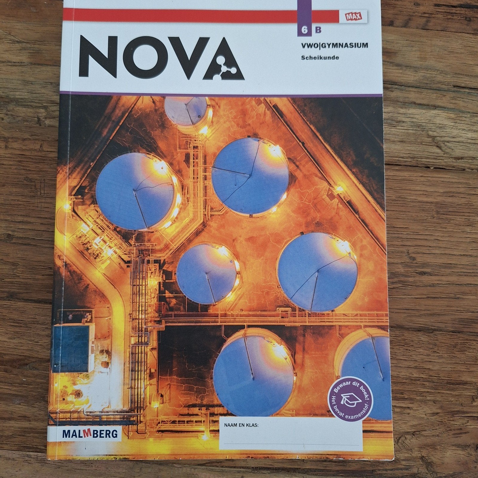 NOVA Scheikunde 6 VWO/Gymnasium - Malmberg, Gelezen, VWO, Scheikunde, Leo Kwakernaat, Joris Schouten, Manon van der Waal, Bas Zoon