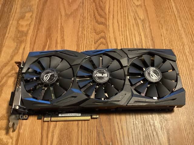 Asus ROG STRIX GeForce GTX 1080 8GB, Ophalen of Verzenden, Zo goed als nieuw, GDDR5, PCI-Express 3