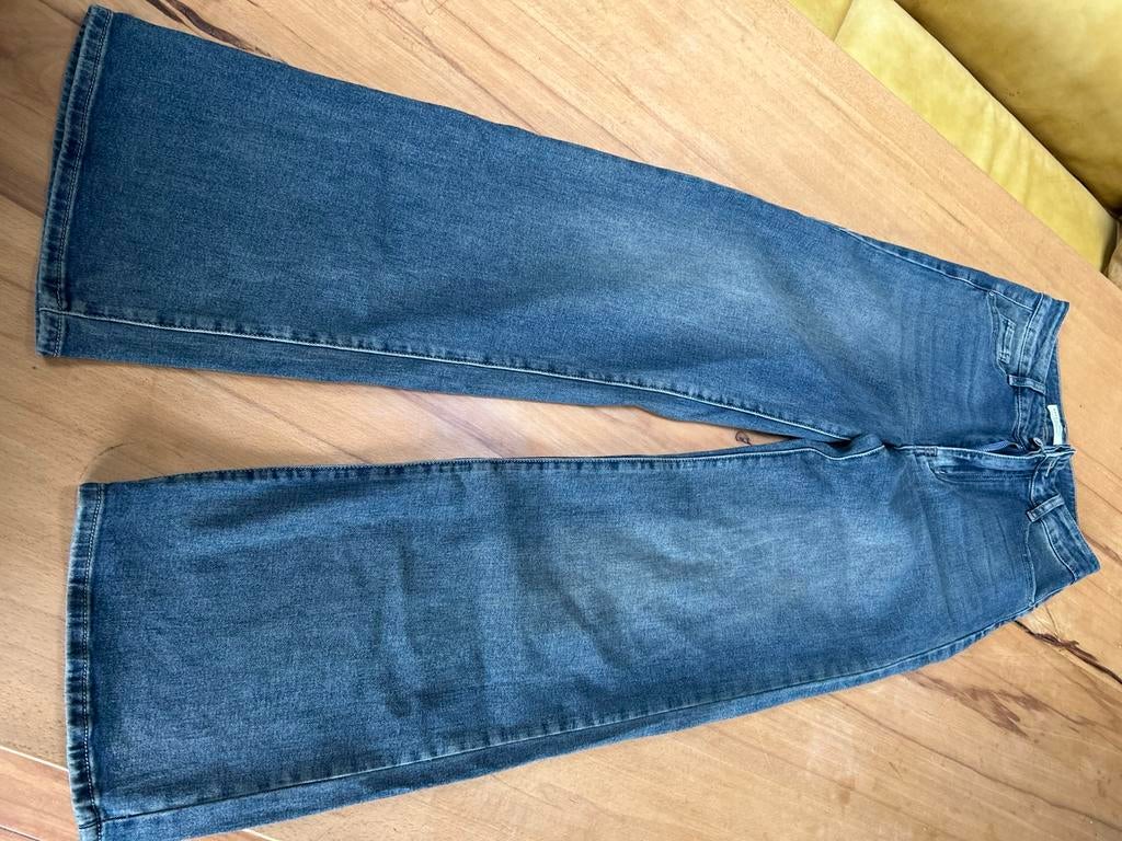 Blauwe spijkerbroek, hello miss, maat 38, Ophalen of Verzenden, Zo goed als nieuw, Blauw, W30 - W32 (confectie 38/40)