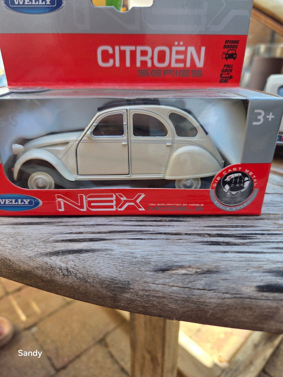 Welly Citroën 2CV modelauto - Nieuw in verpakking, Overige merken, Auto, Groter dan 1:32, Nieuw