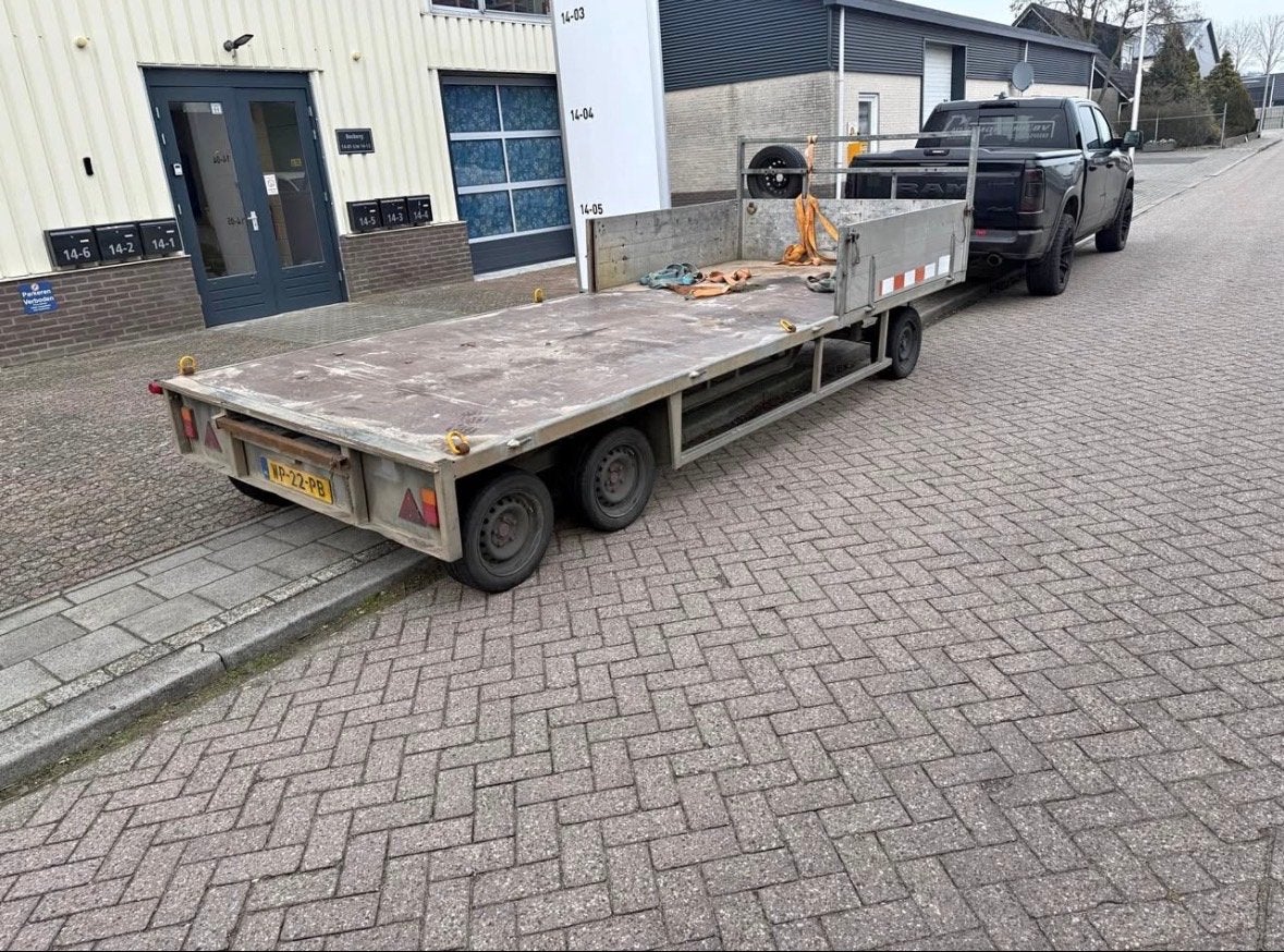 schamelwagen 3 asser, Ophalen, Gebruikt