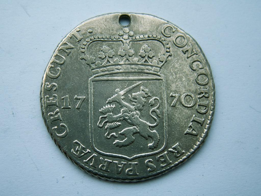 UTRECHT.  Halve Zilveren Dukaat - 1770, Postzegels en Munten, Munten | Nederland, Vóór koninkrijk, Verzenden, Zilver, Overige waardes