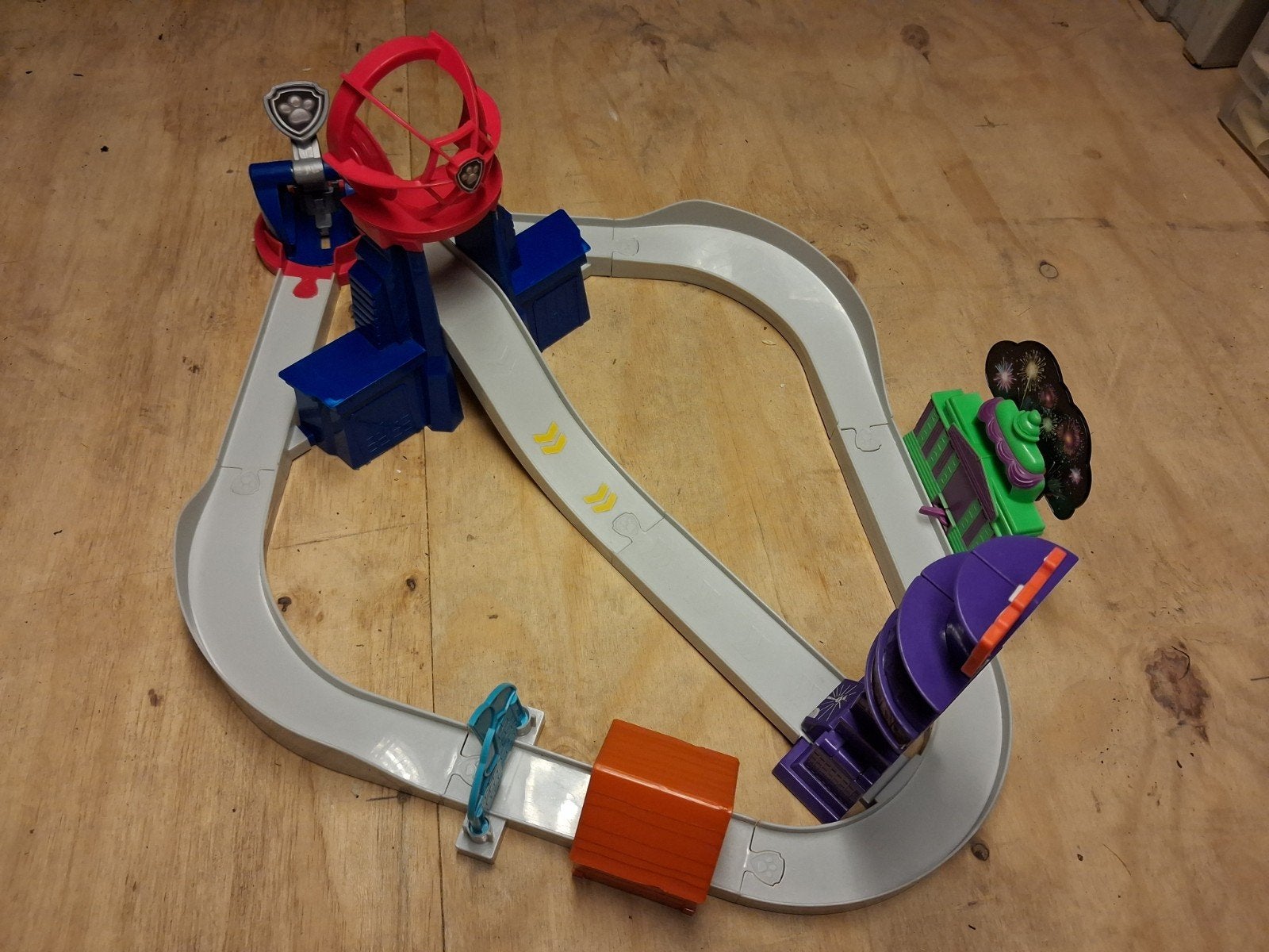 Paw Patrol Racebaan, Ophalen, Zo goed als nieuw, Handmatig, Overige merken