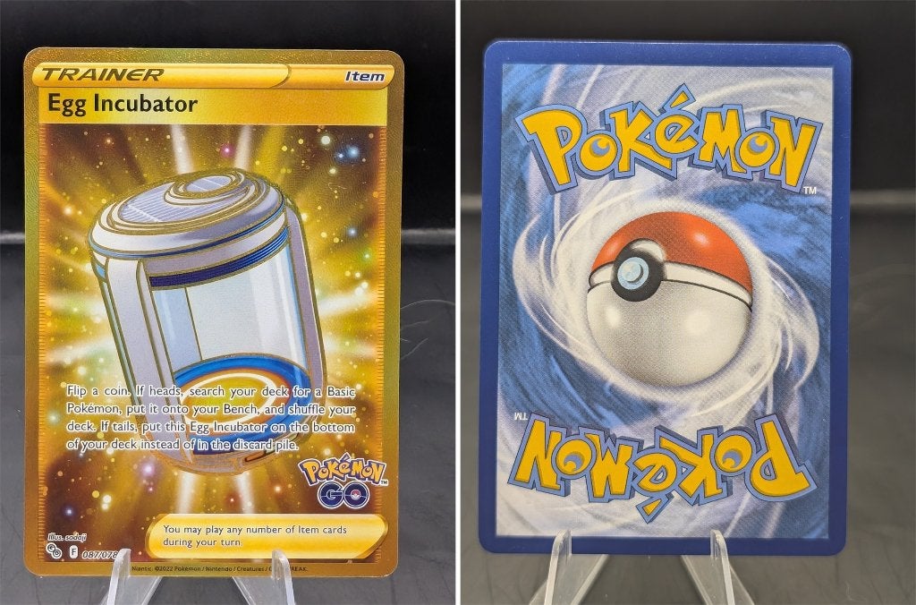 Egg Incubator Pokémon GO (PGO 087) - Near Mint, Ophalen of Verzenden, Zo goed als nieuw, Losse kaart
