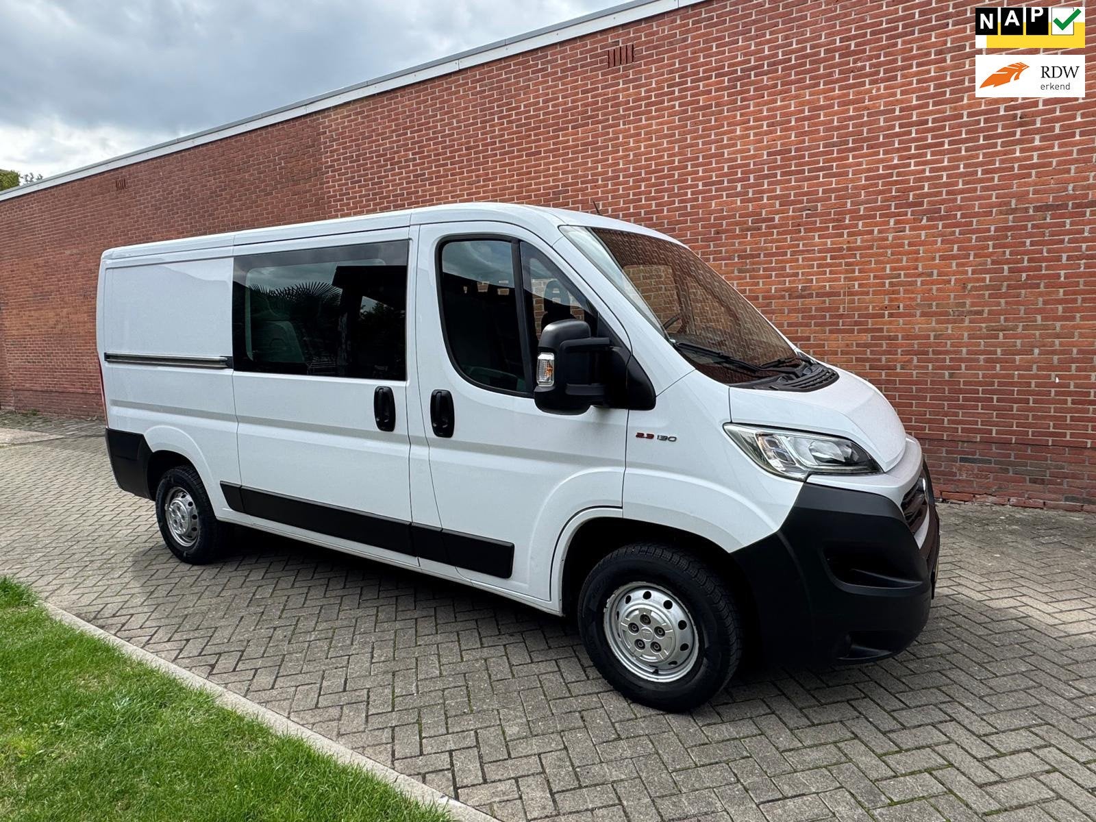 Fiat Ducato 30 2.3 MultiJet L2H1 DC Navi Cruise Clima, Auto's, Voorwielaandrijving, Gebruikt, Origineel Nederlands, Bedrijf