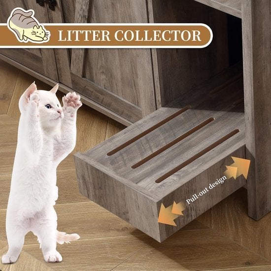 Kattenbakkast – Grote Kattenbak – Kattenbakmeubel, Corvance B.V., Verzenden, Nieuw, Corvancebol@gmail.com
