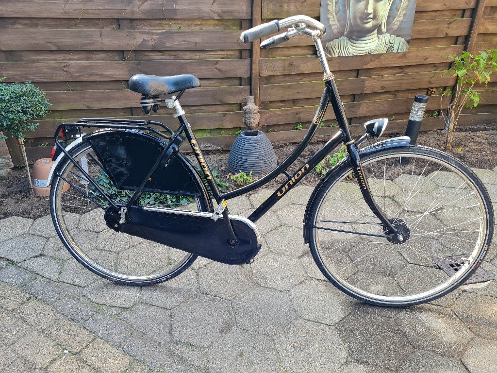 oma fiets  wiel maat 28, 53 tot 56 cm, Ophalen, Zo goed als nieuw, Union