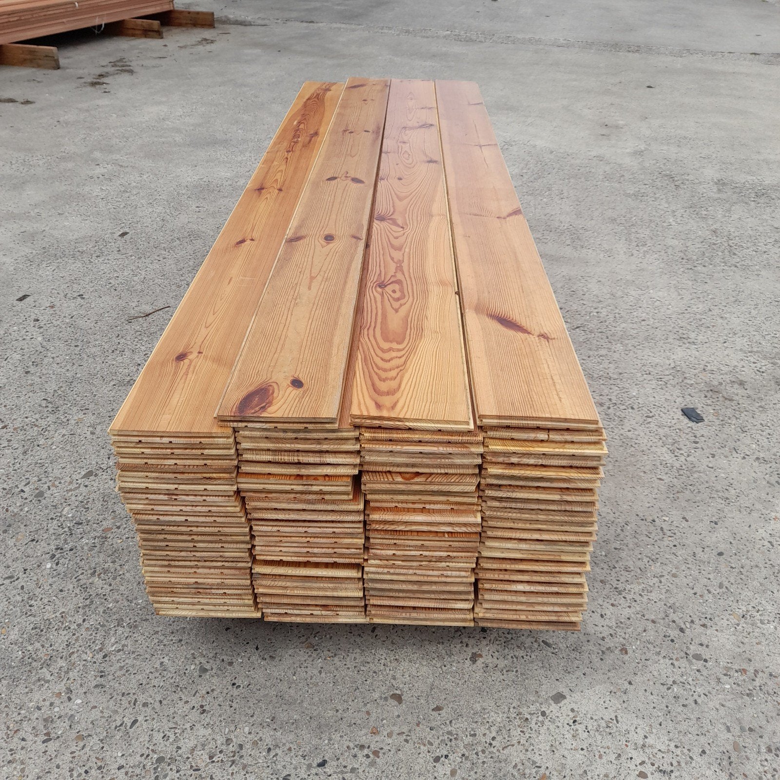 Massief grenen vloer, 34 m2 vloerdelen 18 cm breed, Ophalen, Vloerdelen of -planken, 10 m² of meer, Nvt
