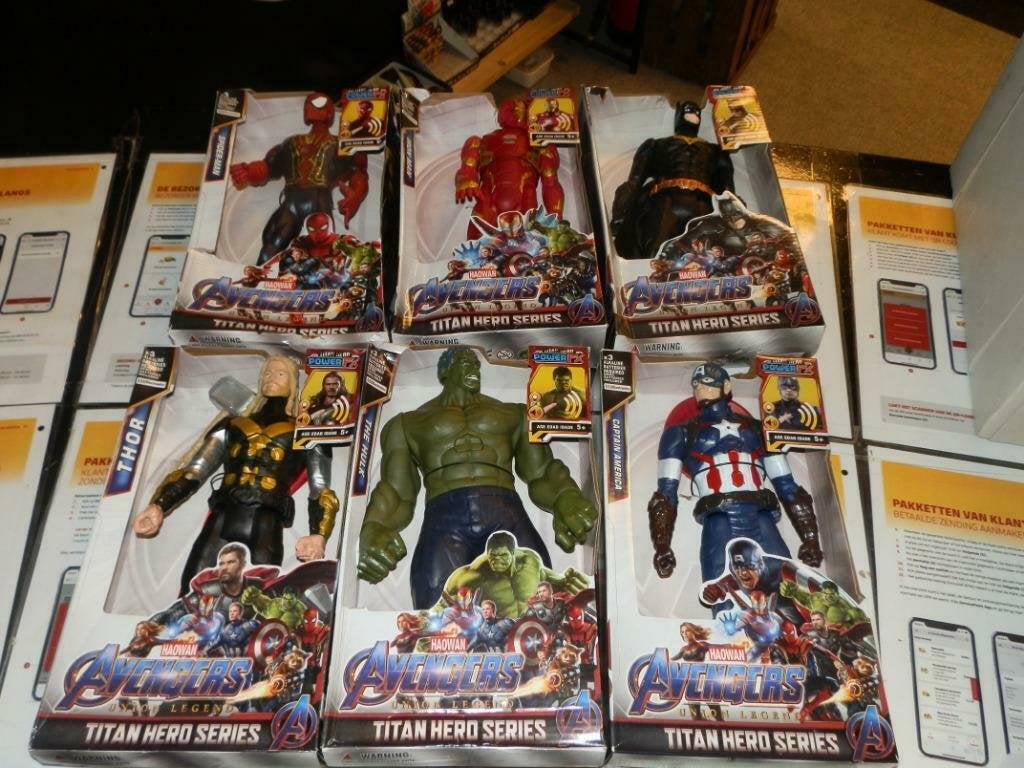 Avengers Titan hero Serie Hulk Spiderman Batman Iron man enz, Ophalen of Verzenden, Nieuw