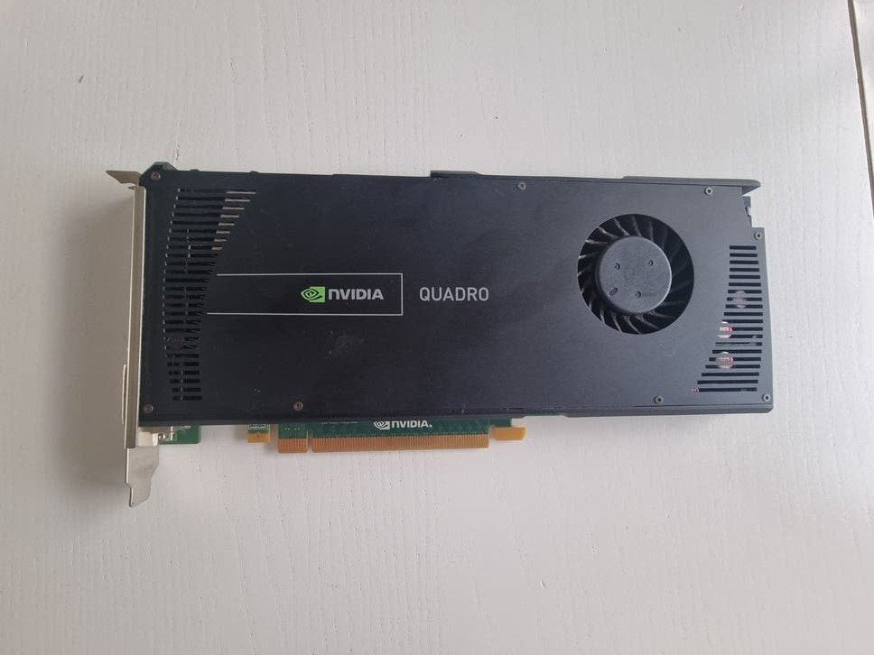 Nvidia Quadro 4000 Grafische Kaart, Computers en Software, Videokaarten, Ophalen, Gebruikt, PCI-Express 2, DVI