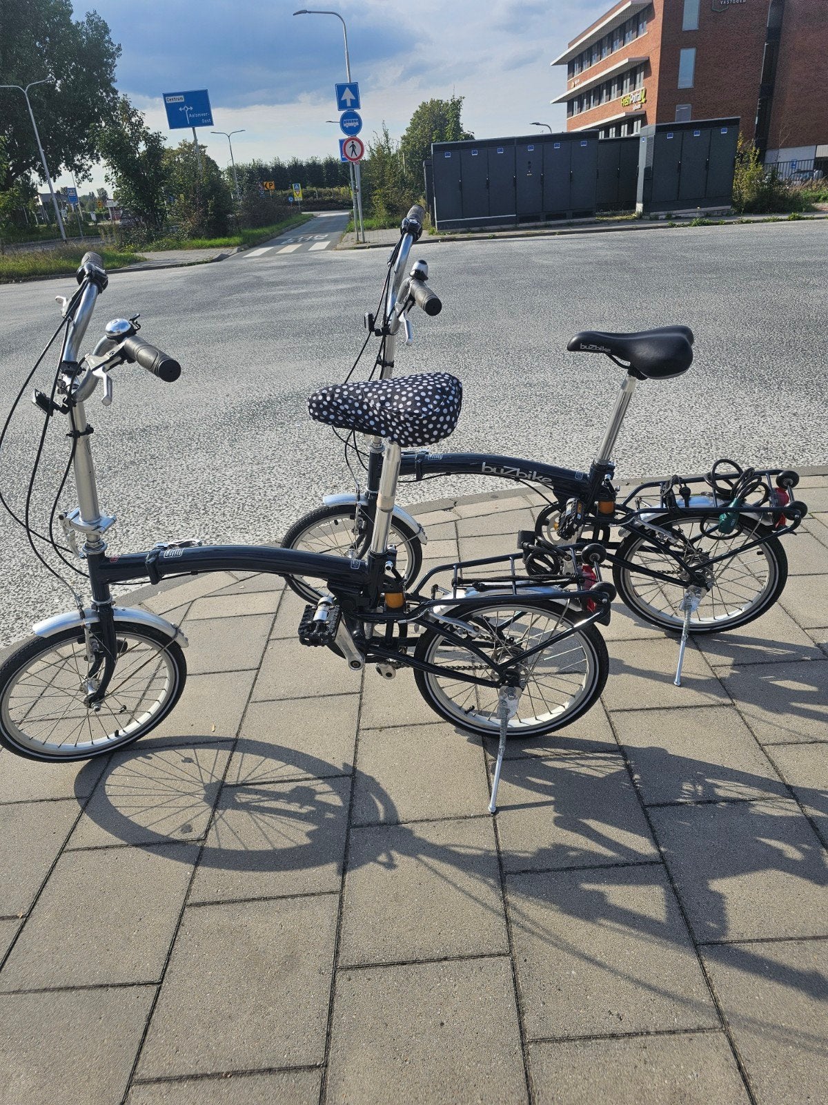2X Buzbike Aluminum Vouwfietsen met naafversnellingen ZGAN, Terugtraprem, Versnellingen, Zo goed als nieuw, Minder dan 47 cm