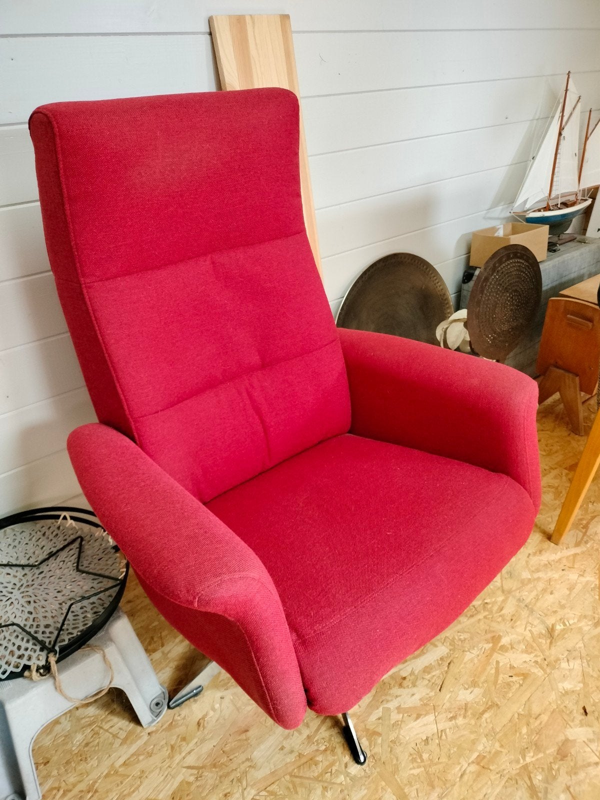 Relax fauteuil., Ophalen, Gebruikt, Stof, Scandinavisch.