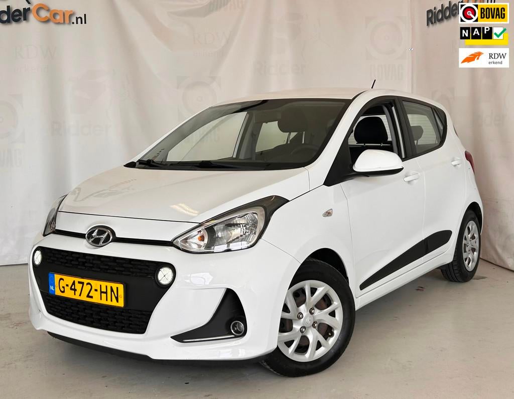 Hyundai I10 1.0i Comfort|1E EIG|NAP|CRUISE|AIRCO|ELEK RAMEN|, Gebruikt, 4 stoelen, Wit, Origineel Nederlands