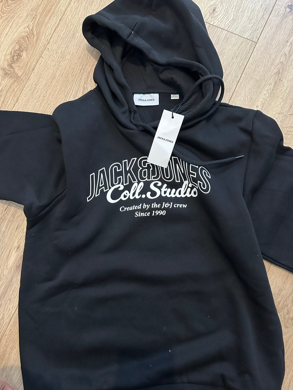 Jack & Jones SWEAT HOOD Zwart Maat S Nieuw, Ophalen of Verzenden, Nieuw, Maat 46 (S) of kleiner, Zwart