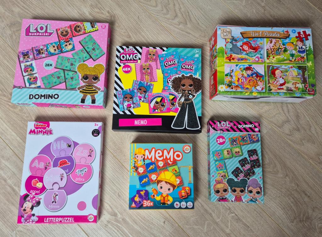 Diverse puzzels en spellen voor kinderen, Ophalen