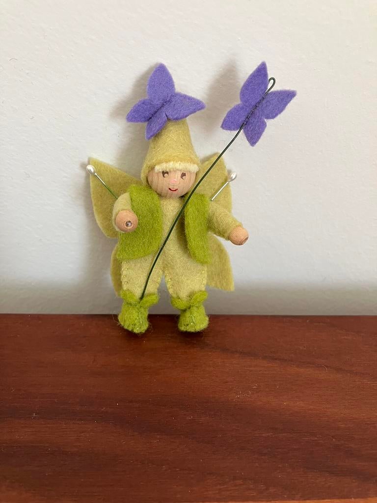 Vlinder poppetje, Ophalen of Verzenden, Zo goed als nieuw, Figuurtje(s)