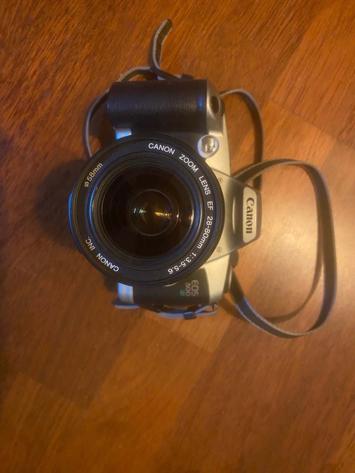 Canon EOS 500 N Spiegelreflexcamera met EF 28-80mm lens, Ophalen, Gebruikt, Spiegelreflex, Canon