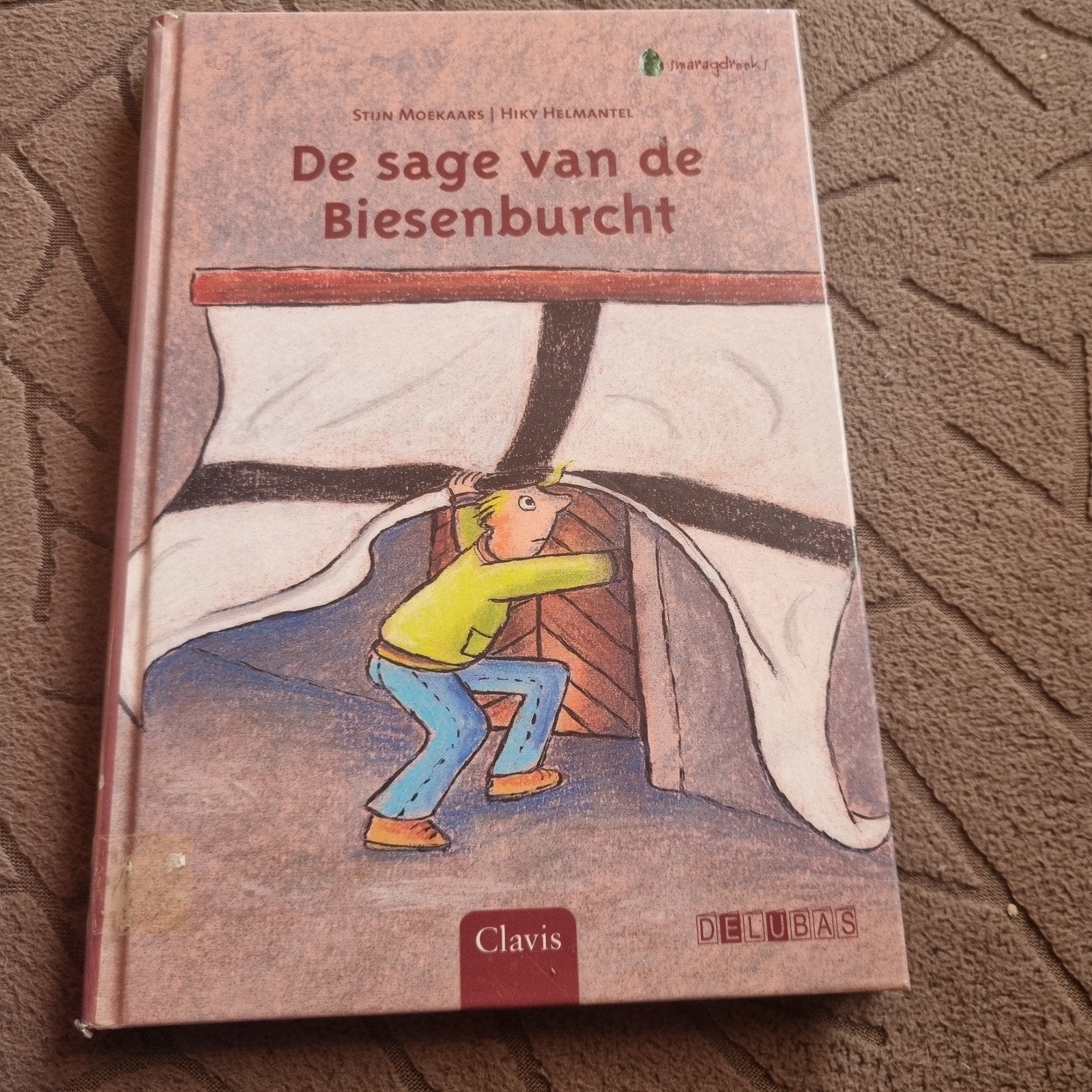 De sage van de Biesenburcht - Avontuurlijk jeugdboek, Ophalen of Verzenden, Gelezen, Stijn Moekaars, Hiky Helmantel, Fictie algemeen