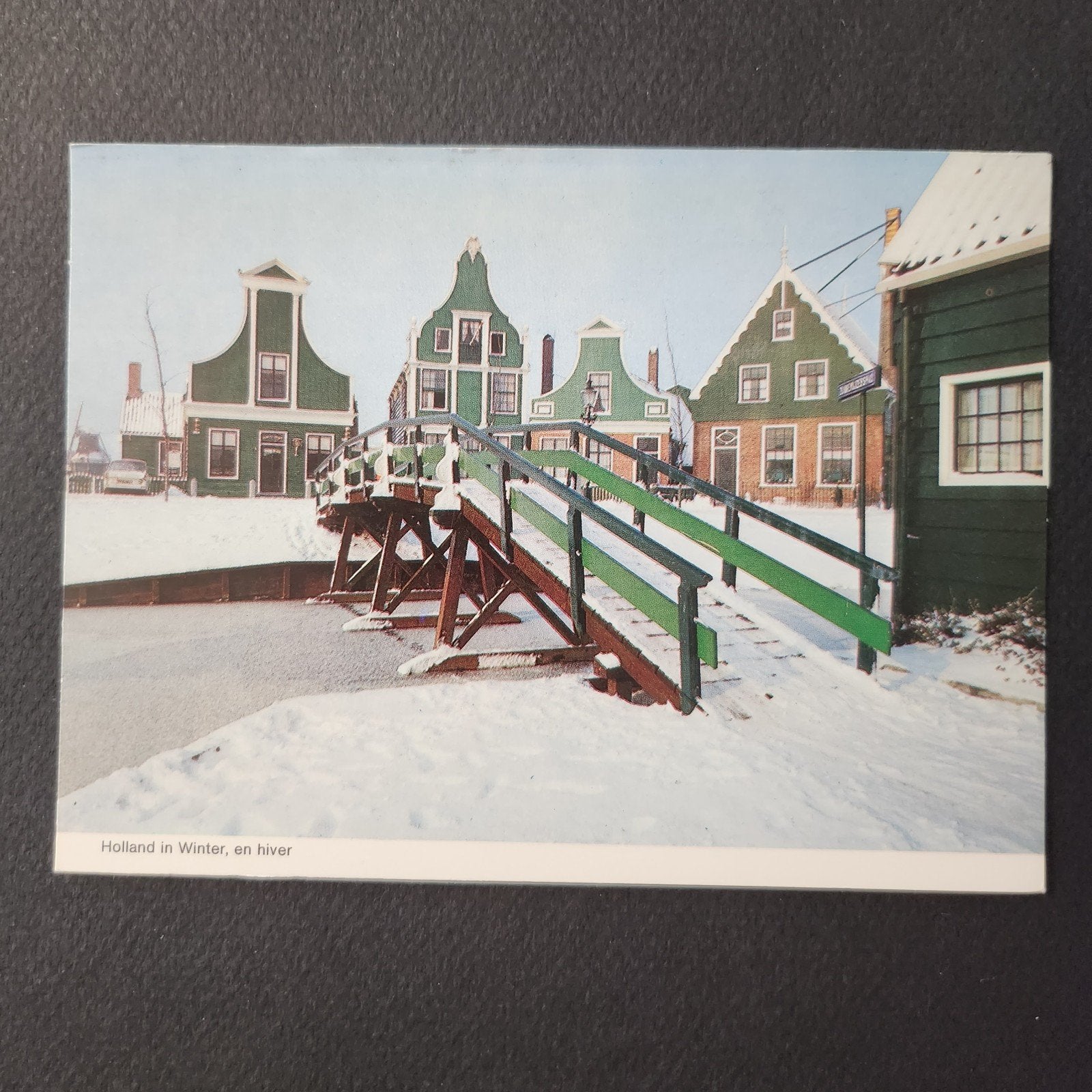 Ansichtkaart Zaanse Schans in de winter, Verzenden, 1980 tot heden, Ongelopen