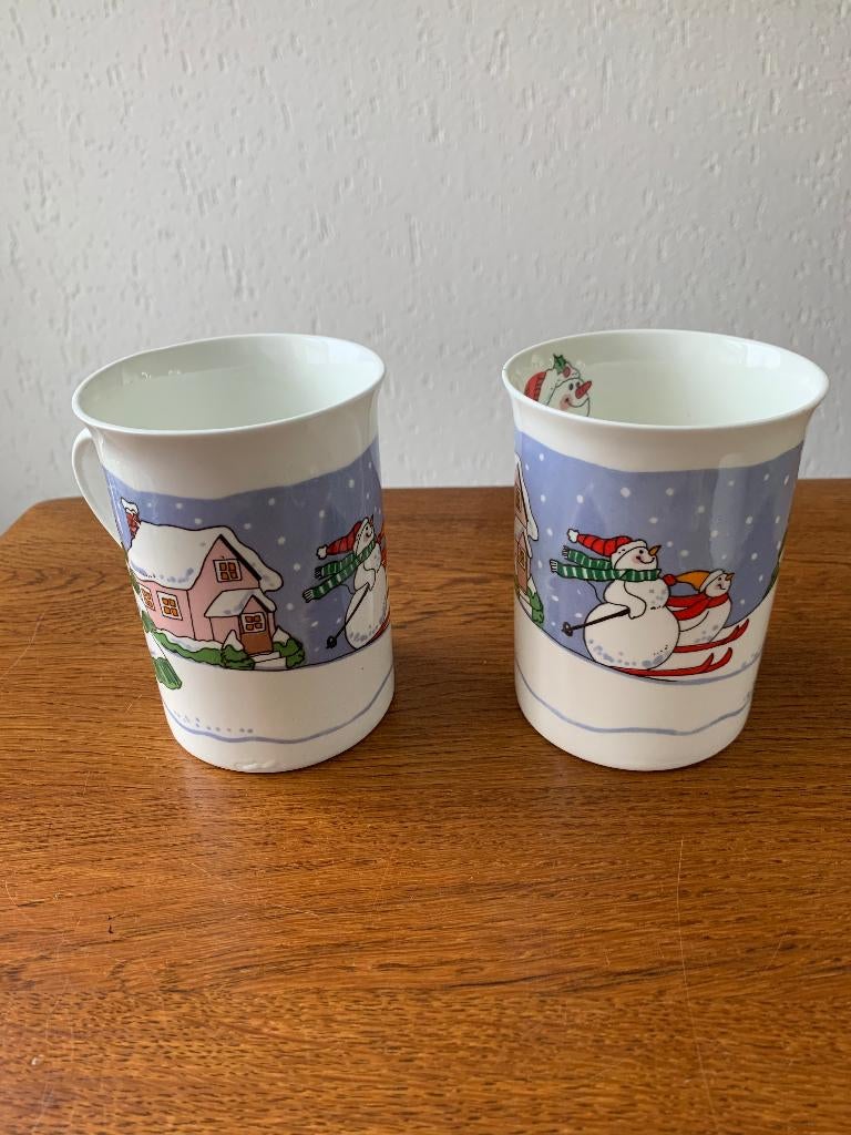 2 "Kerst" Mokken Nieuw, Ophalen of Verzenden, Nieuw
