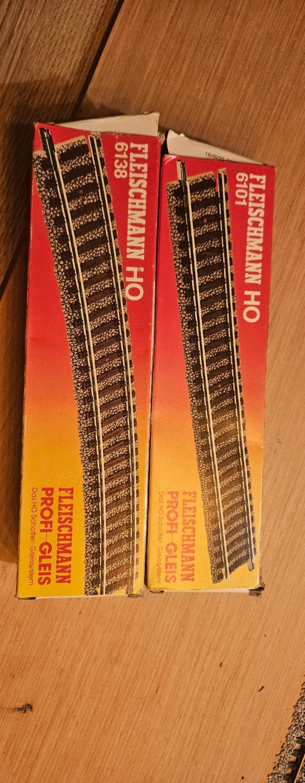 Fleischmann HO Profi-Gleis Rails 6101 en 6138, Hobby en Vrije tijd, Ophalen of Verzenden, Gebruikt, Rails, Fleischmann